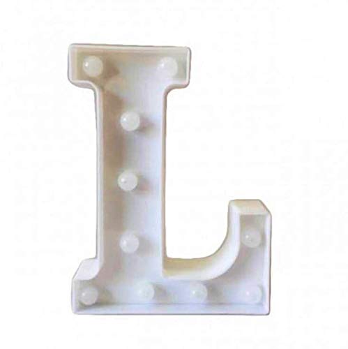 Letra Led 3D Luminária Decorativa - L