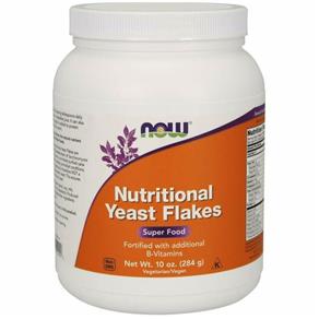 Levedura Nutritional Yeast Flakes - 284G - Now Foods