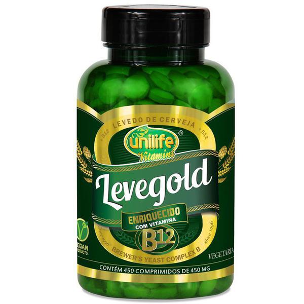 Levegold Levedo Cerveja com Vitamina B12 Unilife