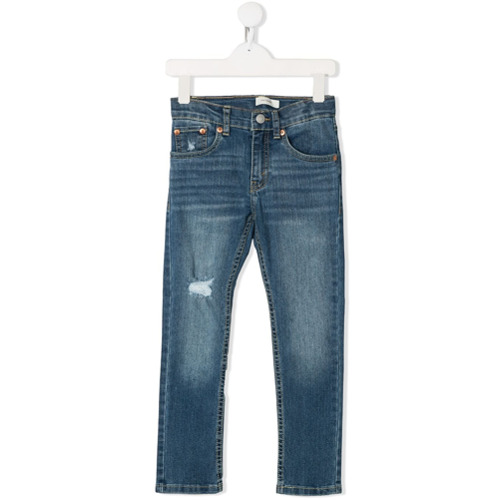 Levi's Kids Calça Jeans Skinny 510 - Azul