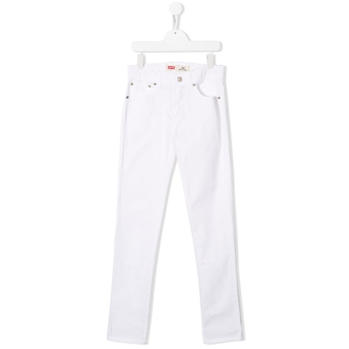 Levi's Kids Calça Jeans Skinny - Branco