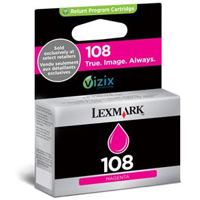 Lexmark 108 Cartucho de Tinta Magenta 4,4 Ml - 14N0340