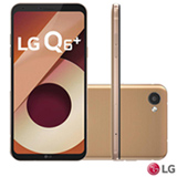 LG Q6 M700TV Plus Gold, com Tela de 5,5", 4G, 64 GB e Câmera de 13MP-O754849