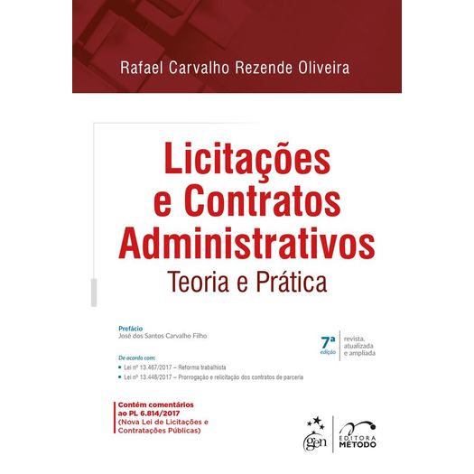 Tudo sobre 'Licitacoes e Contratos Administrativos - Teoria e Pratica - Metodo'