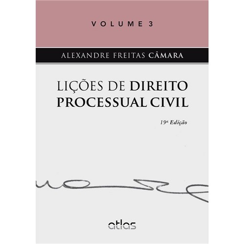 Lições de Direito Processual Civil - Vol.3