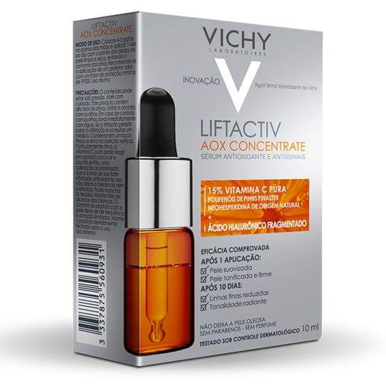 Liftactiv Vichy Aox Concentrate Serum Antioxidante e Antissinais 10ml