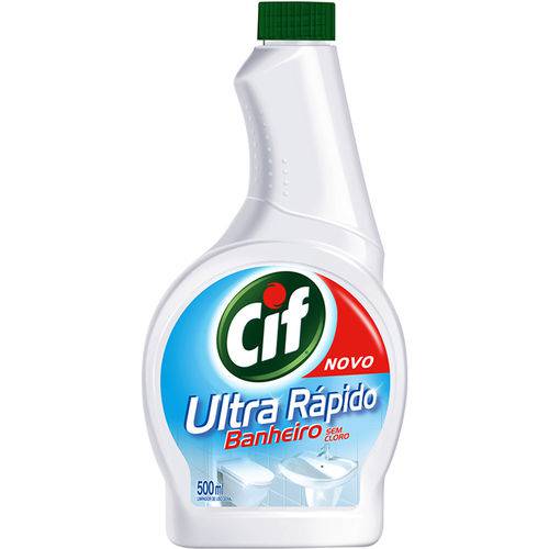 Tudo sobre 'Limp Banheiro Cif 500ml-refil S/cloro'