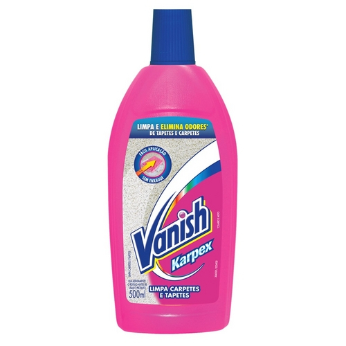 Limpa Carpete e Tapete com 500ml Vanish