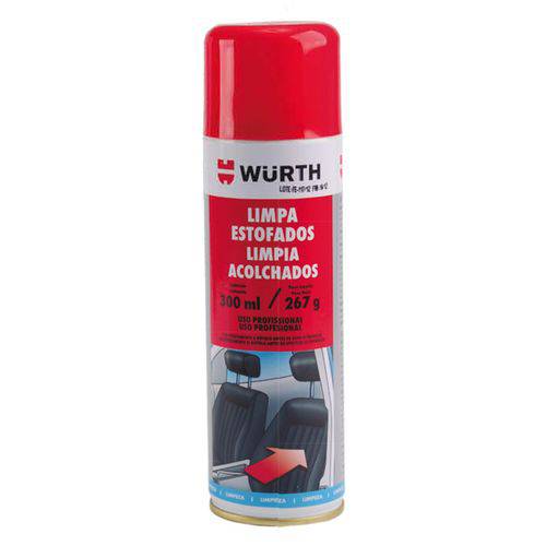 Limpa Estofado Wurth 400ml - Espuma Mágica para Limpeza de Estofados