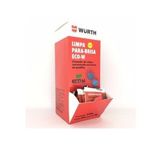 Limpa Para-brisa Eco-W em Pastilhas Wurth - 5g (50 Unidades)