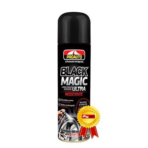 Limpa Pneus Black Magic Spray 400ml Proauto 2030