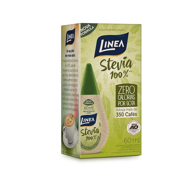 Linea Adoçante Líquido Stevia 100% 60Ml
