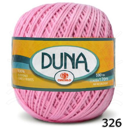 Linha Duna Candy Colors Círculo 100g 3526 - Rosa