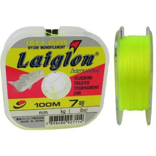 Linha Monofilamento Laiglon 0,37mm 20lbs/10,0kg - 100 Metros