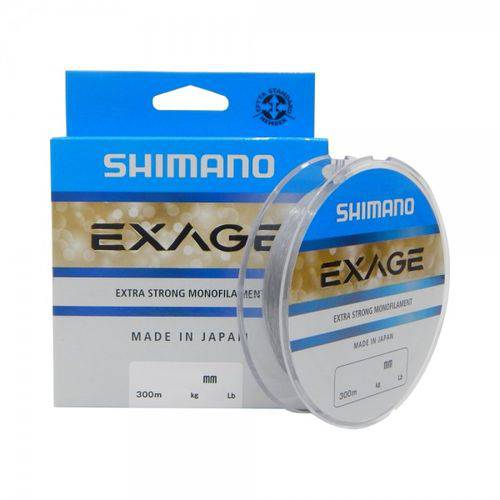 Linha Monofilamento Shimano Exage (0,25mm - 12,12lb) 300mt