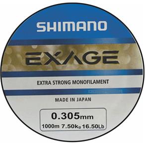 Linha Shimano Exage 0,305Mm - 1000M
