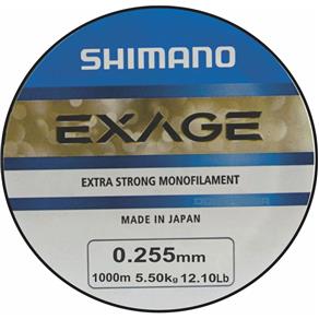 Linha Shimano Exage 0,255Mm - 1000M