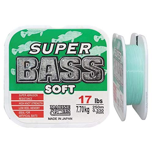 Linha Super Bass 17 Libras 0,33mm 250 Metros Verde - Marine Sports