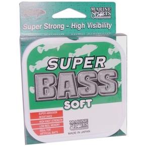 Linha Super Bass Soft Green 0.37mm 21lb 250m Marine Sports - Verde