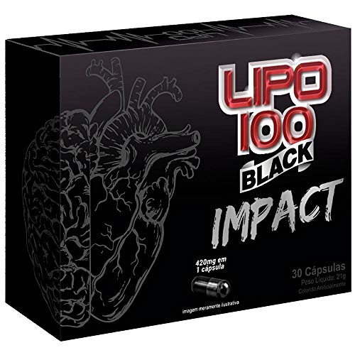 Lipo 100 Black Impact 30 Cápsulas Intlab INTLAB