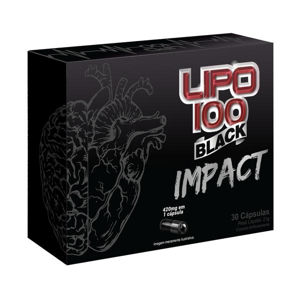 Lipo 100 Black Impact 30 Capsulas - Intlab