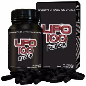 Lipo 100 Black Ultra Concentrado Emagrecedor Termogênico - 60 Capsulas