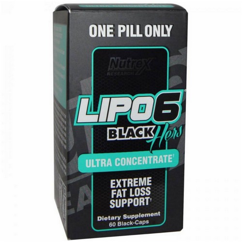 Lipo 6 Black Hers Ultra Concentrado Nutrex 60 Caps