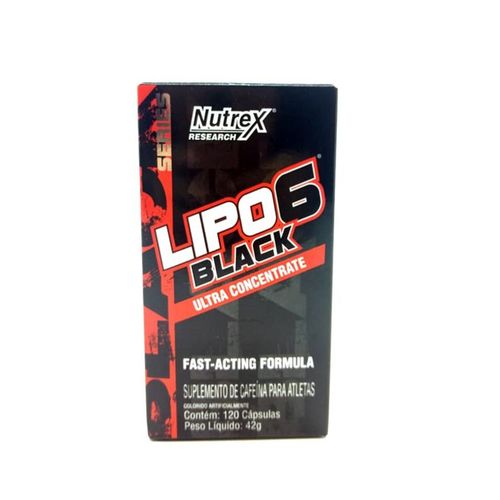 Lipo 6 Black Ultra Concentrado 120 Caps Nutrex