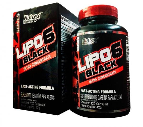Lipo 6 Black Ultra Concentrado - 120 Capsulas - Nutrex