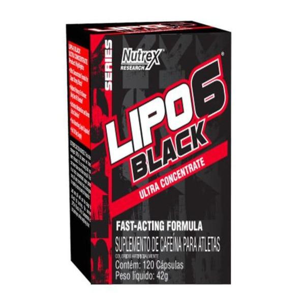 Lipo 6 Black Ultra Concentrado (120Caps) - Nutrex