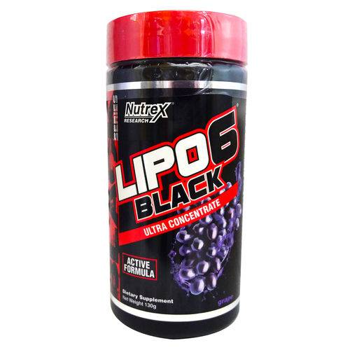 Lipo 6 Black Ultra Concentrado Powder 130g - Nutrex - Uva