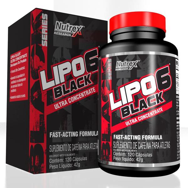 Lipo 6 Black Ultra Concentrate (120 Caps) - Nutrex
