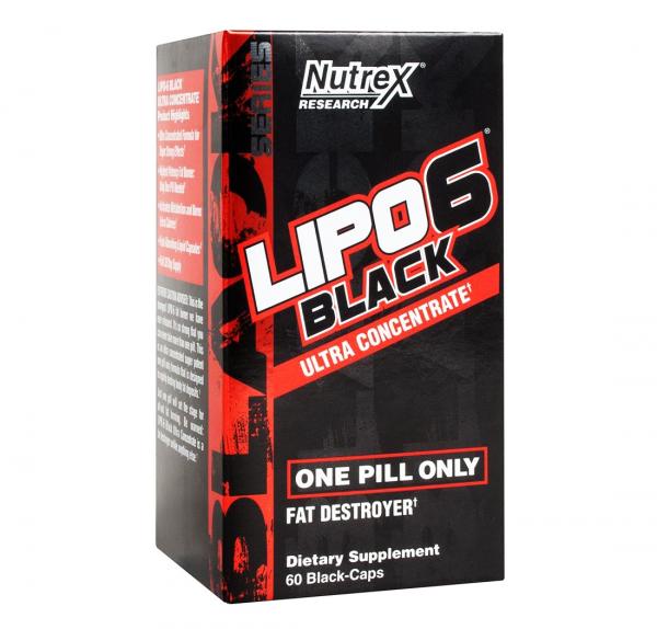 Lipo 6 Black Ultra Concentrate 60 Caps - Nutrex Original Usa