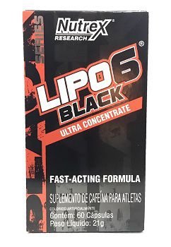 Lipo 6 Black Ultra Concentrate 60 Caps. - Nutrex