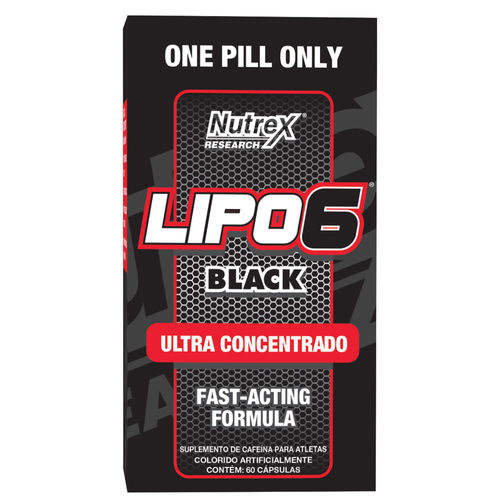 Lipo 6 Black Ultra Concentrate 60 Cáps - Nutrex