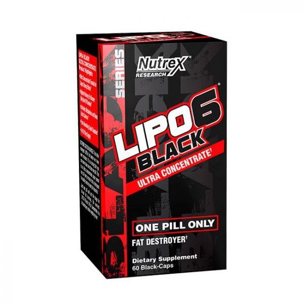 Lipo 6 Black Ultra Concentrate 60 Cápsulas - Nutrex