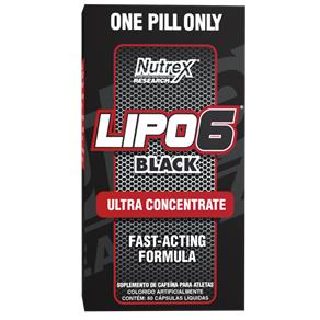 Lipo 6 Black Ultra Concentrate 60 Cápsulas Nutrex