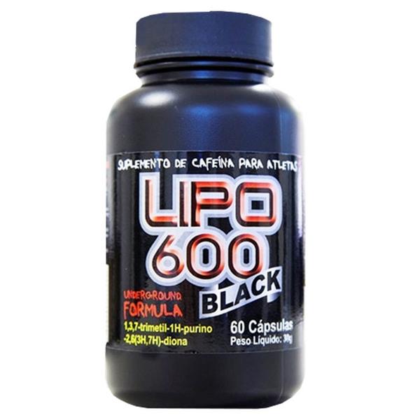 Lipo 600 Black 60 Caps - Red Series