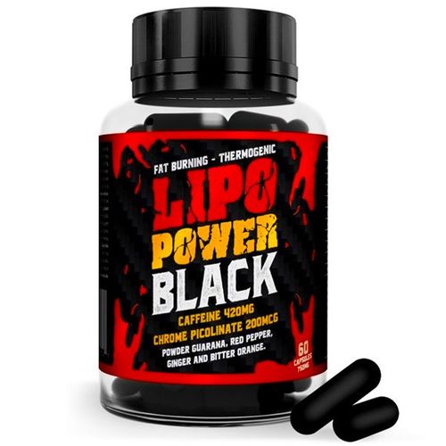 Lipo Power Black Termogênico Emagrecedor 60 Cápsulas
