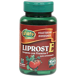 Liprost e 60 Cápsulas 450mg Licopeno com Vitamina e - Unilife