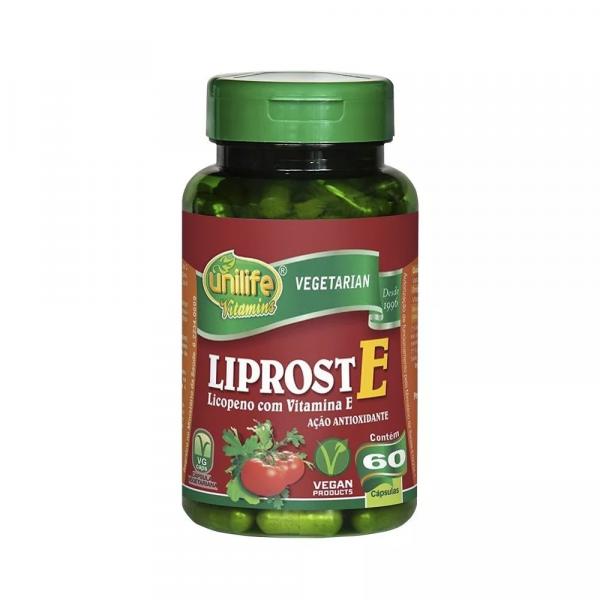 Liprost e Licopeno com Vitamina e 60 Cápsulas 450mg - Unilife
