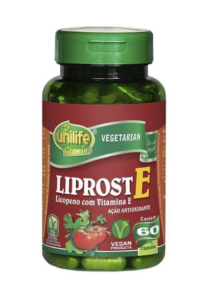 Liprost e Licopeno com Vitamina e 60 Cápsulas 450mg - Unilife
