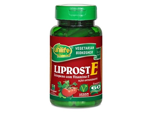 Liprost e Licopeno com Vitamina e 60 Cápsulas Unilife