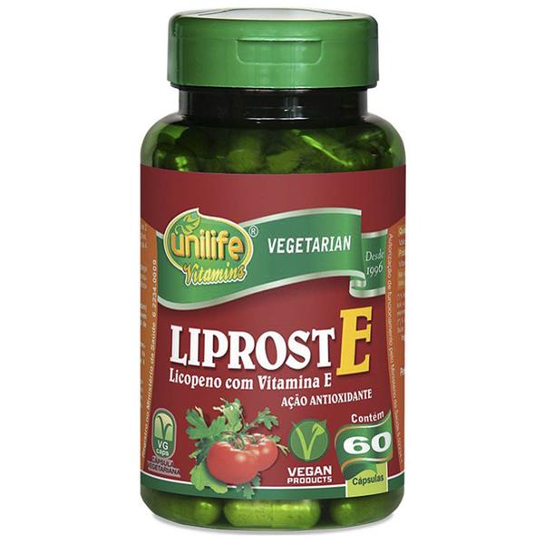 Liprost e - Licopeno com Vitamina e 60 Cápsulas Unilife