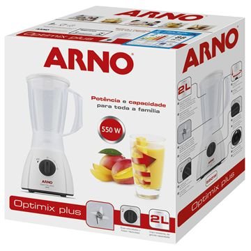 Liquidificador Arno Optimix Plus - 2 Velocidades 550W