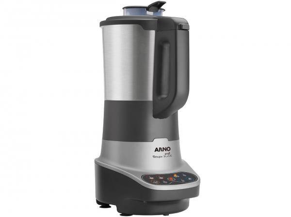 Liquidificador Arno Soup+ Stile LNSP 2L - Preto e Prata Multivelocidades 1100W