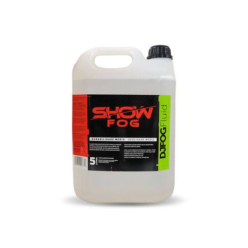 Líquido para Máquina de Fumaça DJ Fog Fluid 5 Litros - Usa Profissional