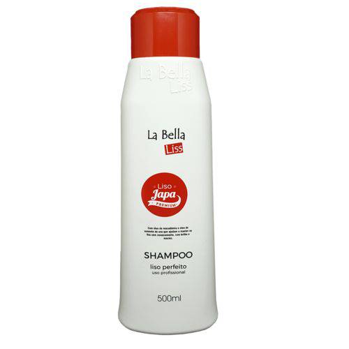 Liso Japa Premium La Bella Liss Shampoo Liso Pefeito 500ml