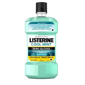 Listerine Coll Mint Zero Álcool Menta Suave 1,5 Lt