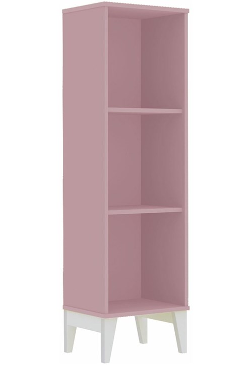 Livreiro Twister Quartzo Rosa TCIL Móveis